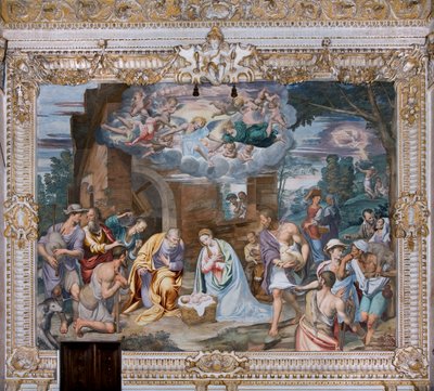 Adoración de los Pastores de Simone Veneziano Peterzano