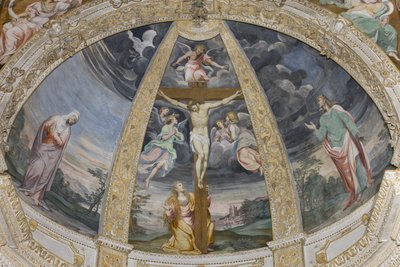 Crucifixión, 1578-82 de Simone Veneziano Peterzano