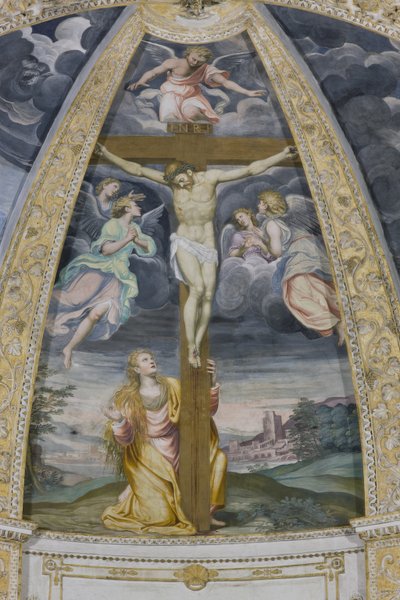 Crucifixión, 1578-82 de Simone Veneziano Peterzano