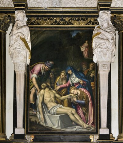 La Deposición, 1591 de Simone Veneziano Peterzano
