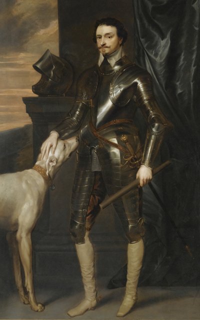 Retrato de Thomas Wentworth, 1er Conde de Strafford 1593-1641, c. 1640 de Sir Anthony van, Dyck