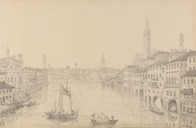 Álbum de 30 vistas del Tirol e Italia: La ciudad de Verona desde el puente, 1 de noviembre de 1840 de Sir Charles D