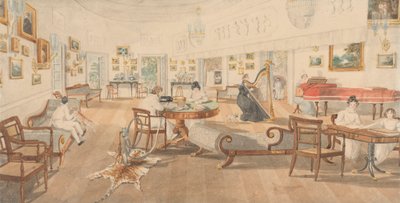 El Salón de Verano de la Casa del Artista en Patna de Sir Charles D