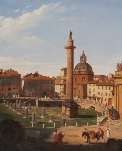 Vista del Foro de Trajano, Roma de Sir Charles Lock Eastlake