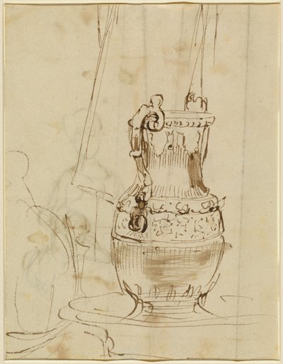 Un jarrón ornamentado [recto] de Sir David Wilkie
