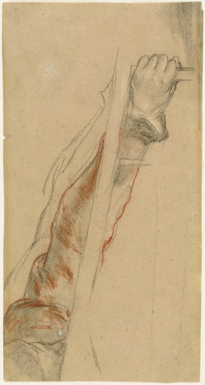 Un brazo levantado de Sir David Wilkie