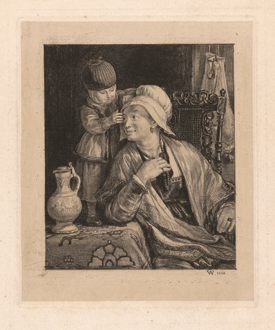 Madre e hijo de Sir David Wilkie