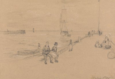 En el muelle de Calais de Sir David Wilkie