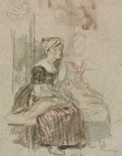 Estudio para "La boda del penique" de Sir David Wilkie