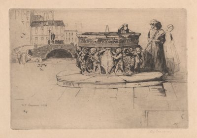 Una fuente veneciana [Conjunto Norte-Italiano: nº 7] de Sir David Young Cameron