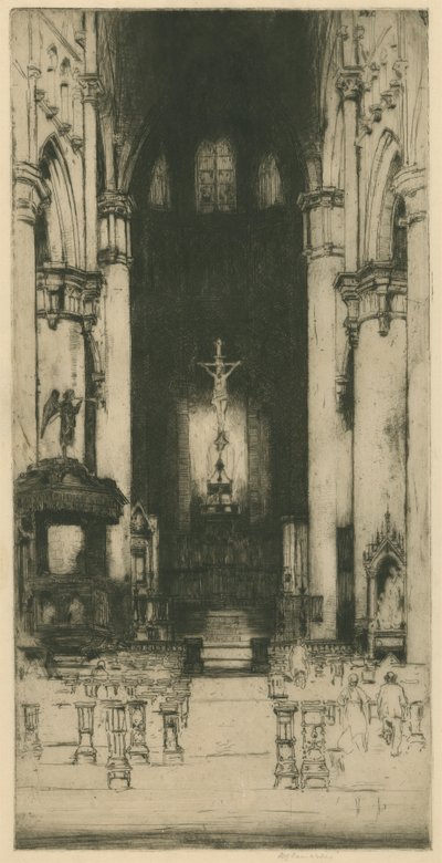 Notre Dame, Dinant [Conjunto belga: nº 8] de Sir David Young Cameron