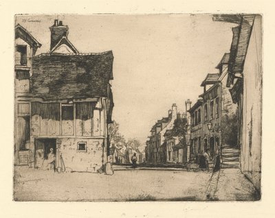 R. 359. El pueblo normando de Sir David Young Cameron