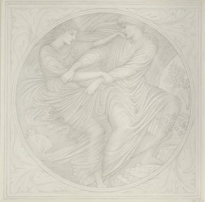 Orfeo mira hacia atrás, 1872-1875 de Sir Edward Coley Burne Jones