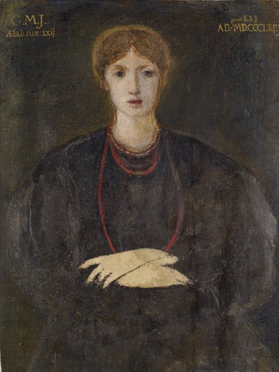 Retrato de Georgiana Burne-Jones 1840-1920, 1863 de Sir Edward Coley Burne Jones