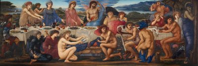 La Fiesta de Peleo, mediados-finales del siglo XIX de Sir Edward Coley Burne Jones