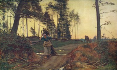 Trabajadores del bosque, 1879 de Sir Ernest Albert Waterlow