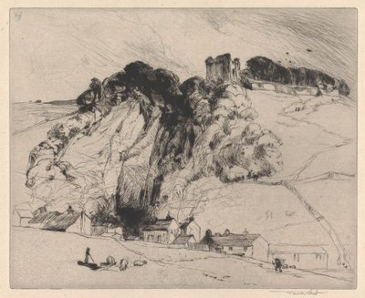 Castillo de Peveril, Derbyshire de Sir Frank Short