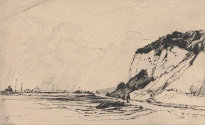 The Coast Road, Kingsdown, nº 2, 1922 de Sir Frank Short