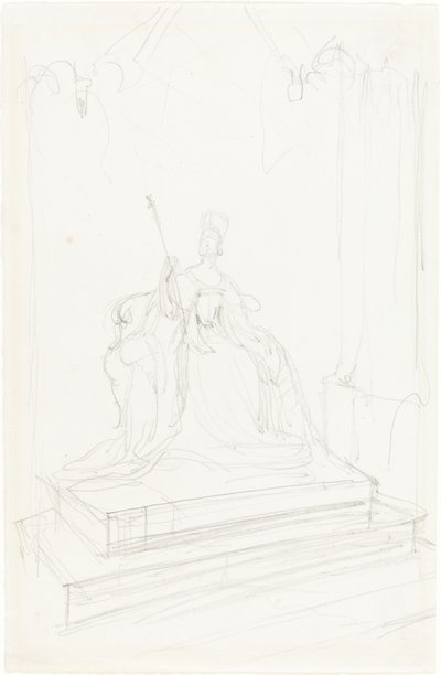 Estudio para "Reina Victoria" de Sir George Hayter