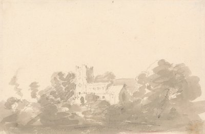 Iglesia en los árboles de Sir George Howland Beaumont seventh Baronet