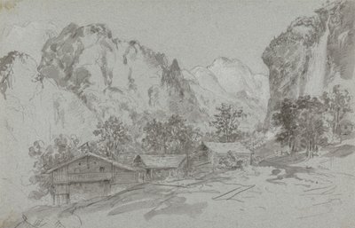 Desde la ventana de la posada de Lauterbraun de Sir George Howland Beaumont seventh Baronet