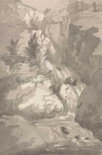 Parte de Brind Gill en Ligburthwaite de Sir George Howland Beaumont seventh Baronet