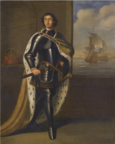 Retrato del Emperador Pedro I el Grande de Sir Gotfrey Kneller