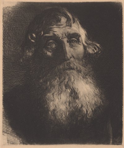 Anciano de Sir Hubert von Herkomer