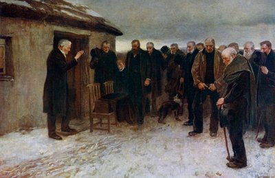 Un funeral en las Tierras Altas, 1882, 1912 de James Guthrie