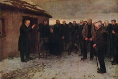 Un funeral en las Tierras Altas, 1882, 1935 de James Guthrie