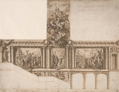Diseño para techos, paredes y escaleras de Sir James Thornhill