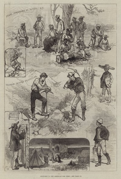 Bocetos en el lejano oeste americano de Sir John Charles Robinson