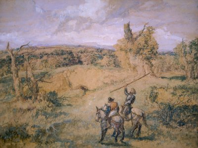Don Quijote y Sancho Panza de Sir John Gilbert