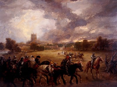Margarita de Anjou tomada prisionera después de la Batalla de Tewkesbury, 1875 de Sir John Gilbert