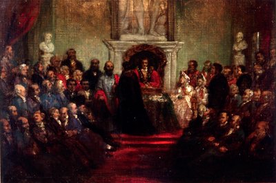 Presentación de la Libertad de la Ciudad al General Garibaldi, 20 de abril de 1864 de Sir John Gilbert