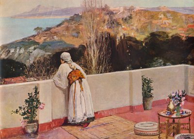 Atardecer en Tánger, 1935 de Sir John Lavery