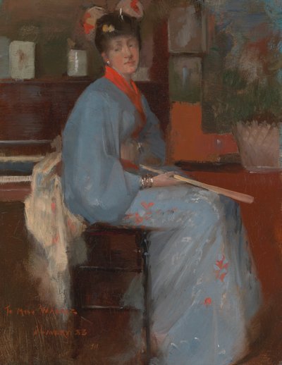 Mujer vestida de japonesa de Sir John Lavery