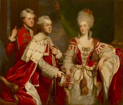 George, 2º Conde Harcourt, su esposa Elizabeth y su hermano William de Sir Joshua Reynolds