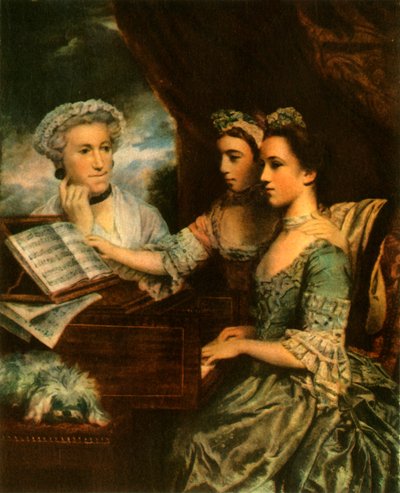 La señora Paine y sus hijas, c. 1767, 1942 de Sir Joshua Reynolds