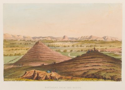 Kandahar desde el sur de Sir Keith A. Jackson