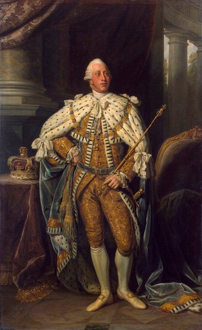 Retrato del rey Jorge III del Reino Unido de Sir Nathaniel Dance