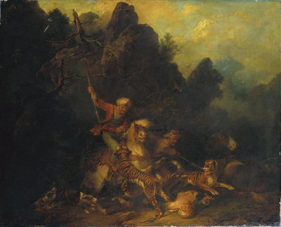 Caza del tigre de Sir Peter Francis Bourgeois