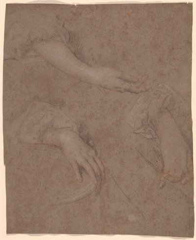 Dibujos de manos de Sir Peter Lely