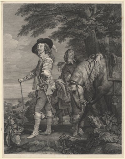 Carlos I de Inglaterra y el Duque de Hamilton de Sir Robert Strange