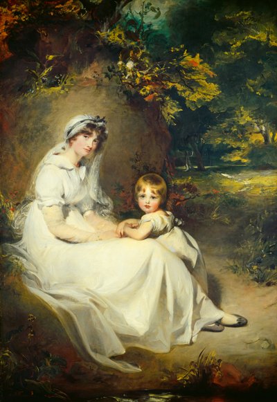 Lady Mary Templetown y su hijo mayor de Sir Thomas Lawrence