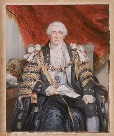 John Crowder, Alcalde de Londres, c1829 de Sir William Charles Ross