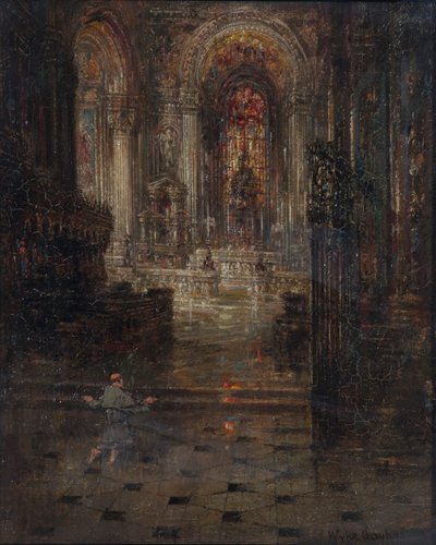 Interior de catedral, 1855-1906 de Sir Wyke Bayliss