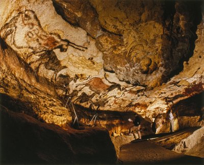 El mítico unicornio de Lascaux y otras pinturas de Lascaux realizadas hace más de 17.000 años. de Sisse Brimberg