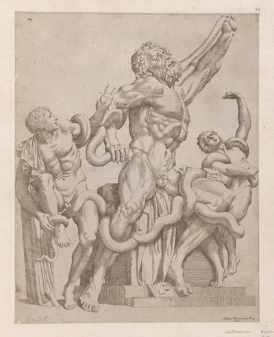 Speculum Romanae Magnificentiae: Laocoonte, 1561 de Sisto Badalocchio