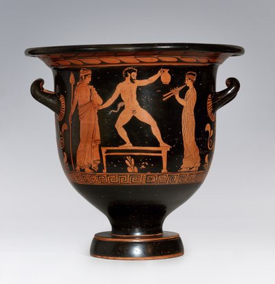Sátiro bailando Crátera apulia, ca. 420-410 a.C. de Sisyphus Painter